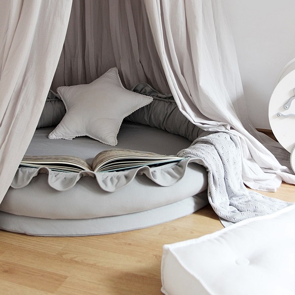 Cotton&Sweets, lysgrå junior nest basic