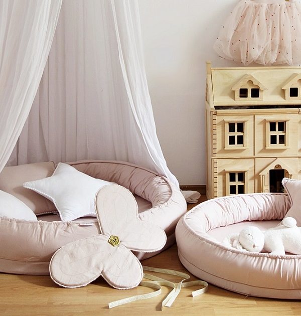 Cotton&Sweets, pudderrosa junior nest classic