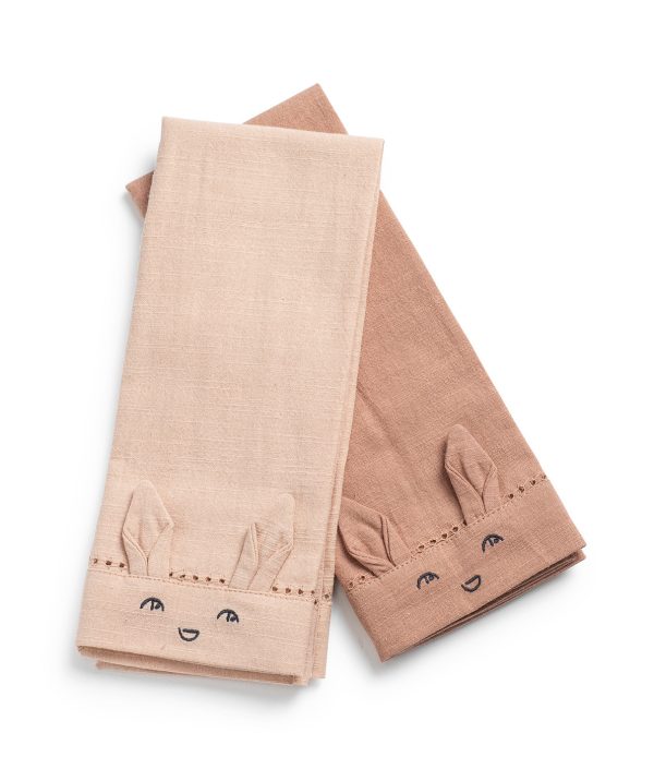 Elodie Details, stoffservietter 2-pack, Powder Pink