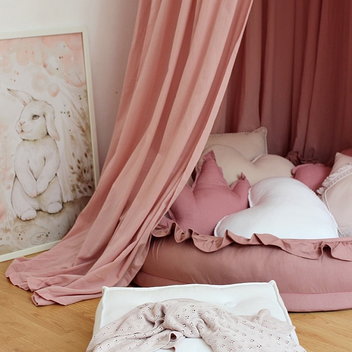 Stor blush sengehimmel maxi 70 cm, Cotton & Sweets - Bilde 4