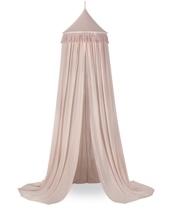 Boho rosa sengehimmel i bomull til barnerommet, Cotton & Sweets