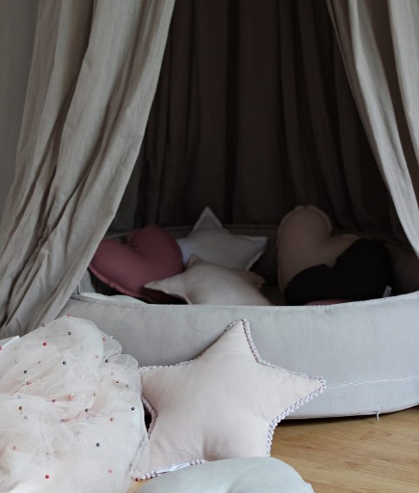 Stor natur beige sengehimmel maxi 70 cm, Cotton & Sweets