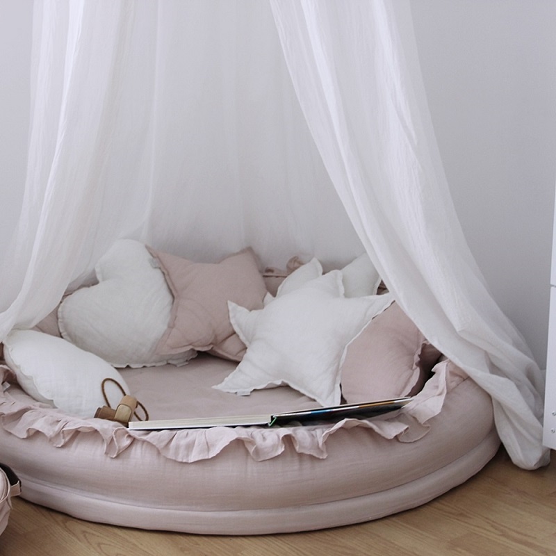 Pute hvit stjerne av lin, Cotton&Sweets - Bilde 3
