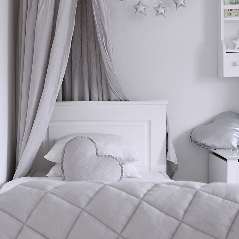 Pute grå hjerte av lin, Cotton&Sweets - Bilde 10