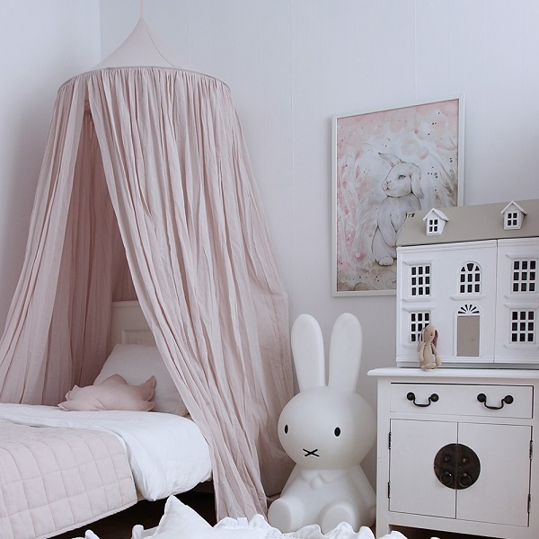 Stor sengehimmel pudderrosa maxi 70 cm, Cotton & Sweets