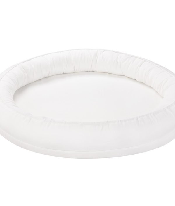Cotton&Sweets hvit junior nest i 100% lin, classic