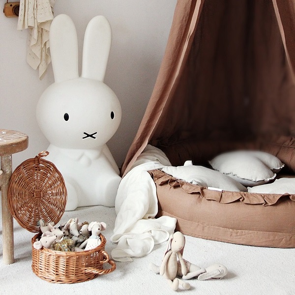 Cotton&Sweets chocolate junior nest i 100% lin