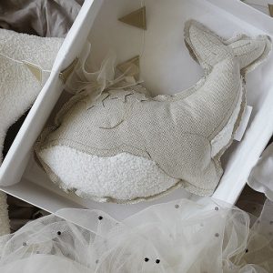 Cotton & Sengetøy, sengemobil veggdekorasjon natur hvaler