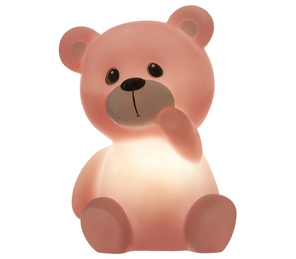 Nattlampe bamse, rosa