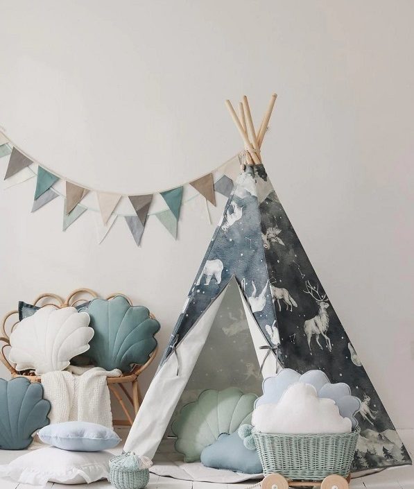 Moi Mili, tipi-telt night sky