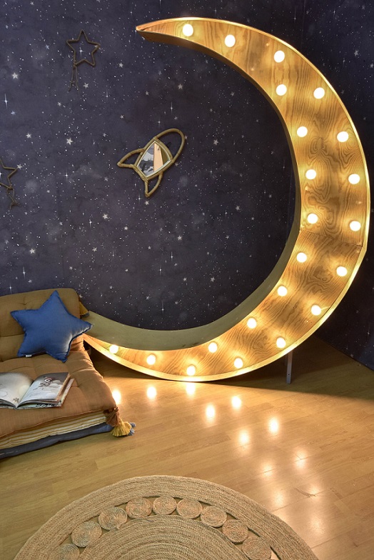Dekorillo, tapet Cosmos sky navy blue - Bilde 2