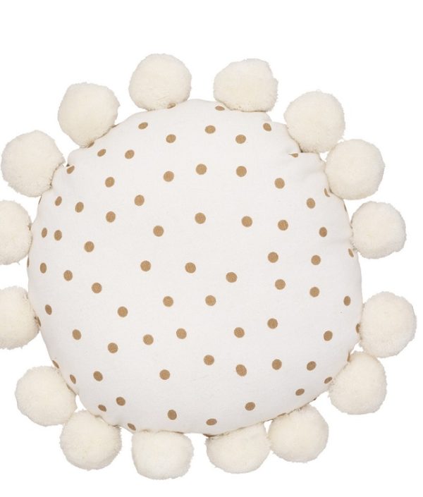 Rund pute med pompom, Dream