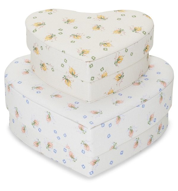 Konges Sløjd, oppbevaringsbokser heart box, Brise d´ete