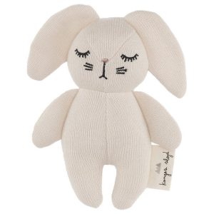 Konges Sløjd, rangle leke, Mini rabbit off white