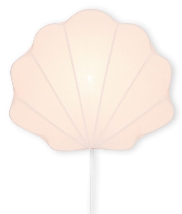Konges Sløjd, vegglampe i bomull, Blush clam