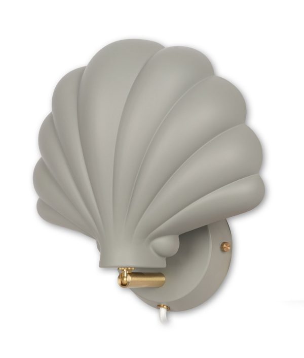 Konges Sløjd, vegglampe i metall, Grey shell