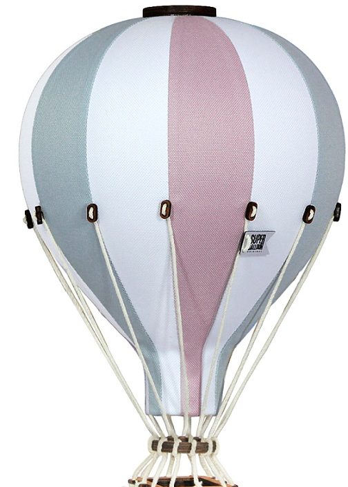 Luftballong Mint/lilla/hvit