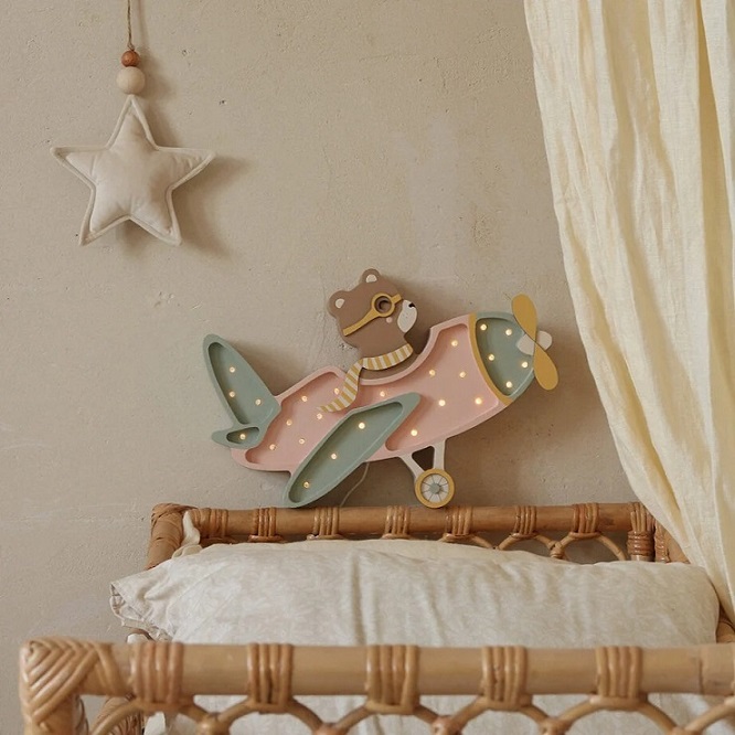 Little Lights, Nattlampe til barnerommet, Vintage fly Candy - Bilde 3