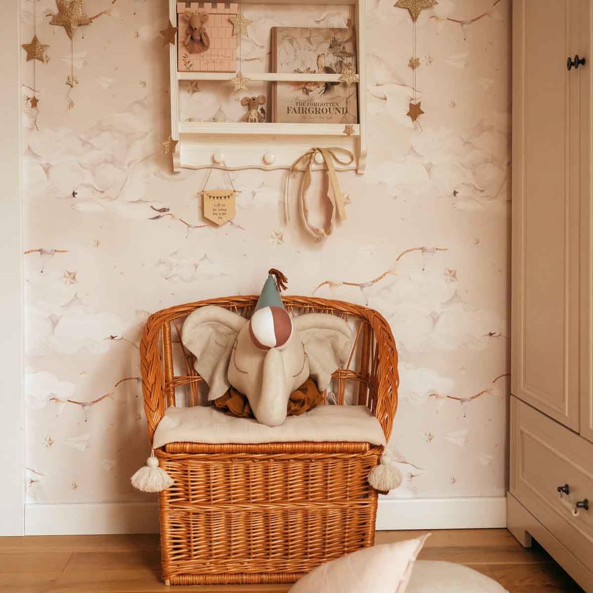 Dekornik, tapet Magic Swans Beige - Bilde 3