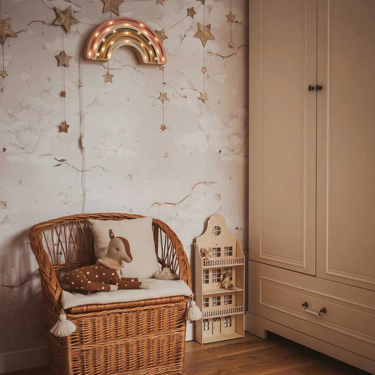Dekornik, tapet Magic Swans Beige - Bilde 4
