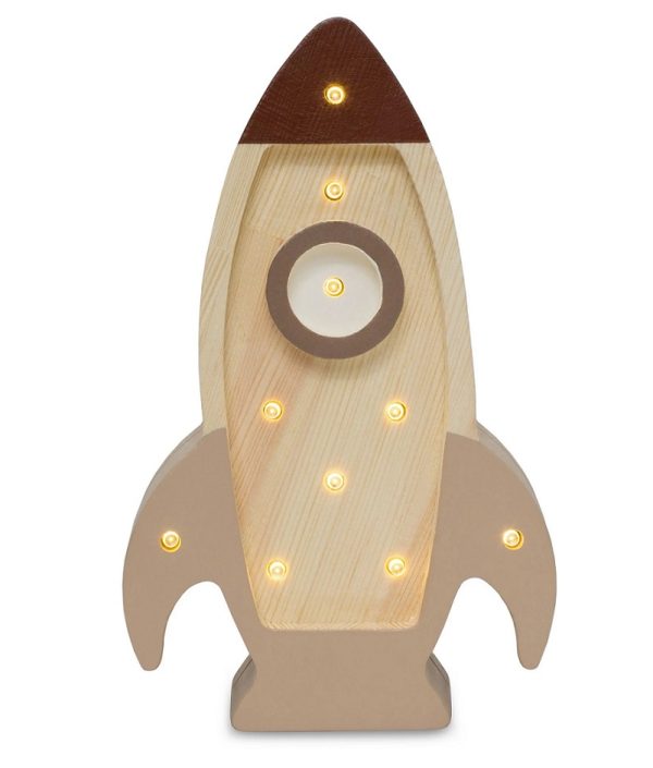 Little Lights, Nattlampe til barnerommet, Romrakett mini Cappuccino