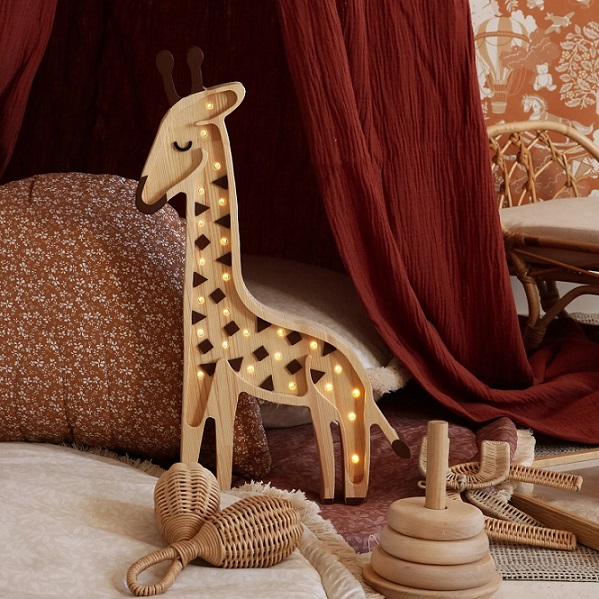 Little Lights, Nattlampe til barnerommet, Giraff Natur - Bilde 5