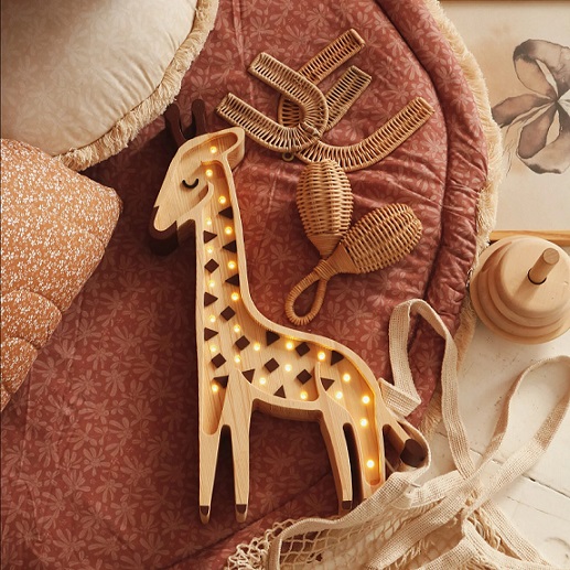 Little Lights, Nattlampe til barnerommet, Giraff Natur - Bilde 2
