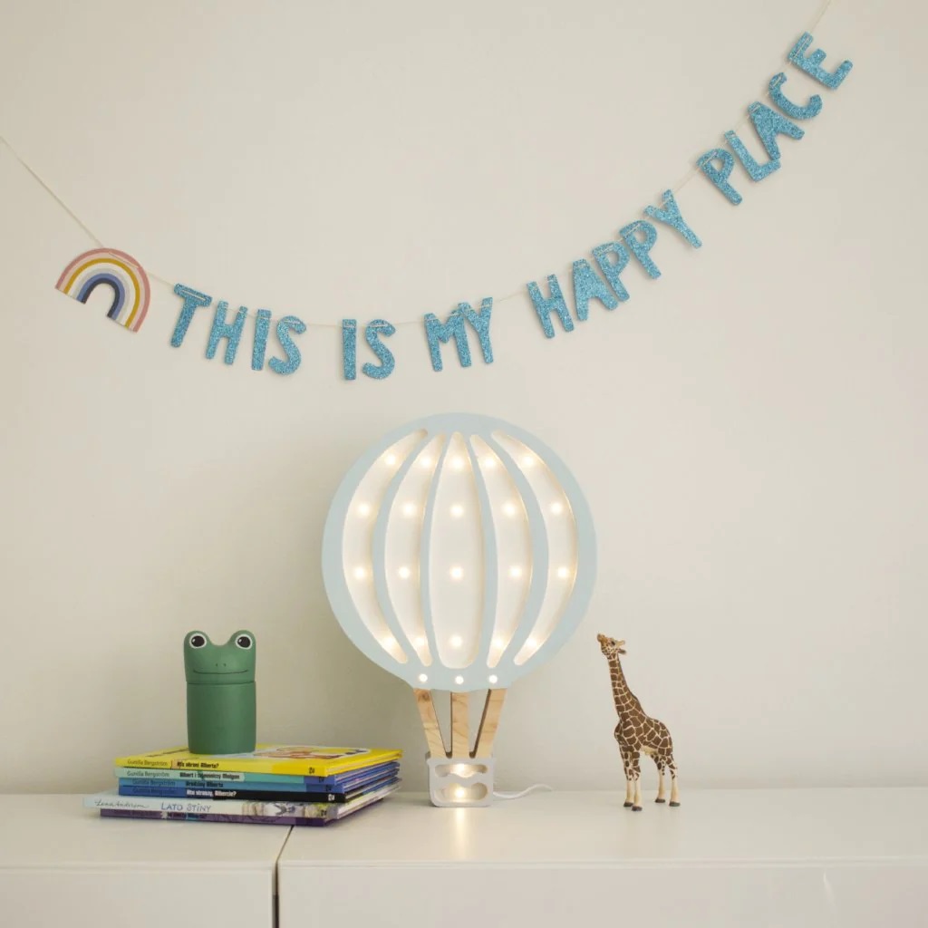 Little Lights, Nattlampe til barnerommet, Luftballong blå - Bilde 8