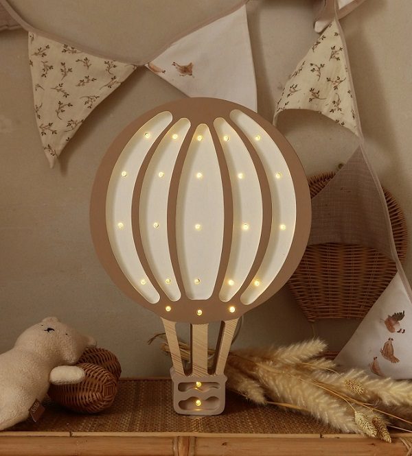 Little Lights, Nattlampe til barnerommet, Luftballong Lysbrun