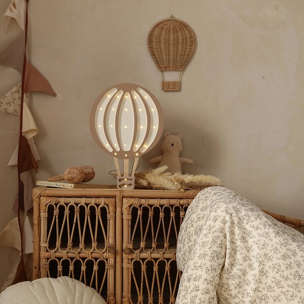 Little Lights, Nattlampe til barnerommet, Luftballong Lysbrun - Bilde 3