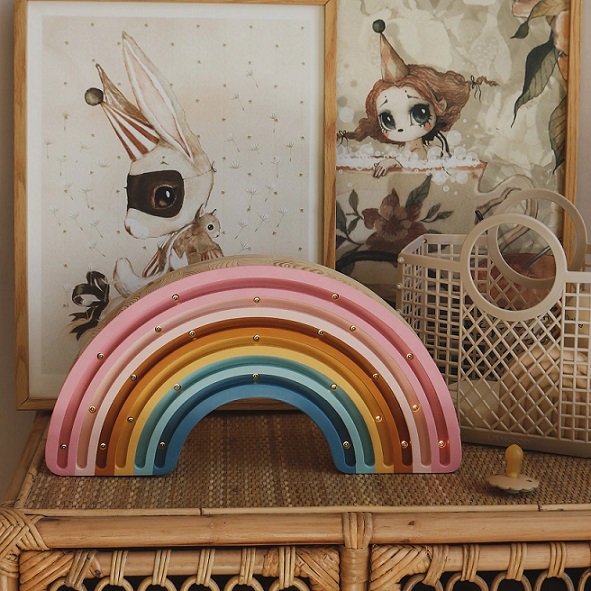 Little Lights, Nattlampe til barnerommet, Regnbue Retro - Bilde 5