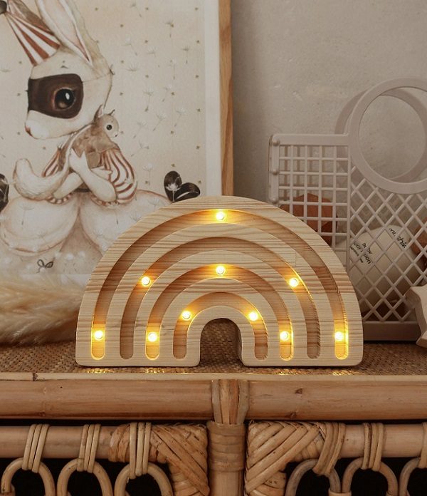 Little Lights, Nattlampe til barnerommet, Regnbue MINI tre