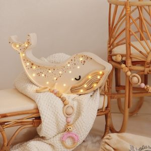 Little Lights, Nattlampe til barnerommet, Hval hvit