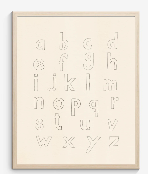 Telkiddo plakat ABC trykk, A4