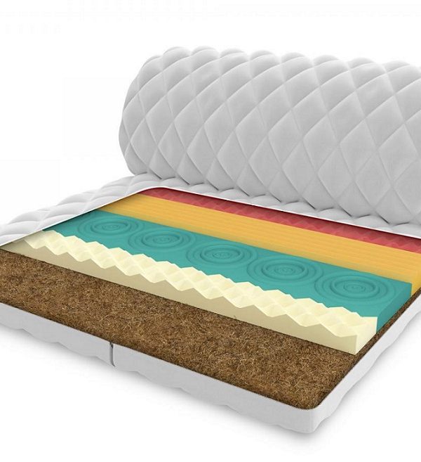 Sengemadras til barneseng/juniorseng, Frutti Coco 5 cm