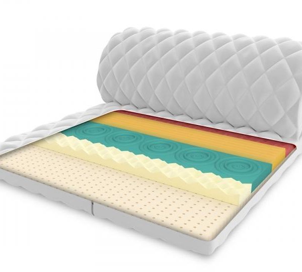Bunnmadrass til barneseng/juniorseng, Frutti Latex 6 cm