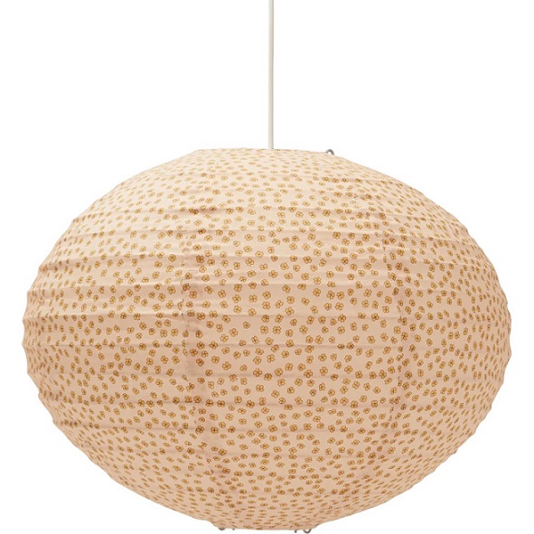 Konges Sløjd, Liten taklampe i bomull, Buttercup yellow