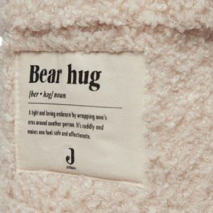 Jollein, oppbevaringskurv boucle, Naturel