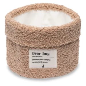 Jollein, oppbevaringskurv boucle, Biscuit