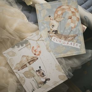Mrs Mighetto, Bursdagskort 2-pakk, Ballong