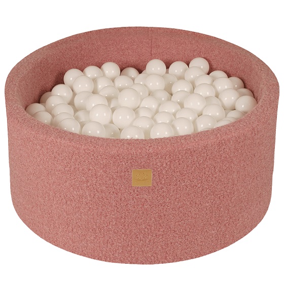 Mjau, rosa boucle ballbad med 200 hvite baller - Bilde 2