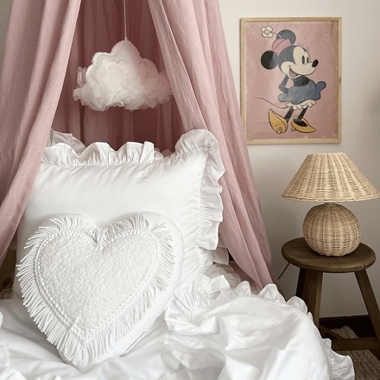 Bubblegum sengehimmel i lin til barnerommet, Cotton&Sweets - Bilde 4