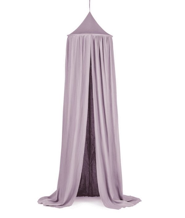 Mauve sengehimmel i lin til barnerommet, Cotton&Sweets