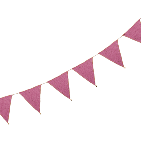 Babylove, vimpel til barnerommet, rosa