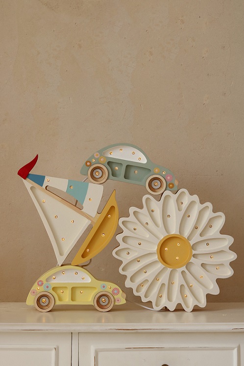 Little Lights, Nattlampe til barnerommet, Beetle mini Sunflower - Bilde 10