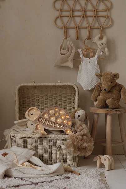 Little Lights, Nattlampe til barnerommet, Skilpadde Sand - Bilde 6