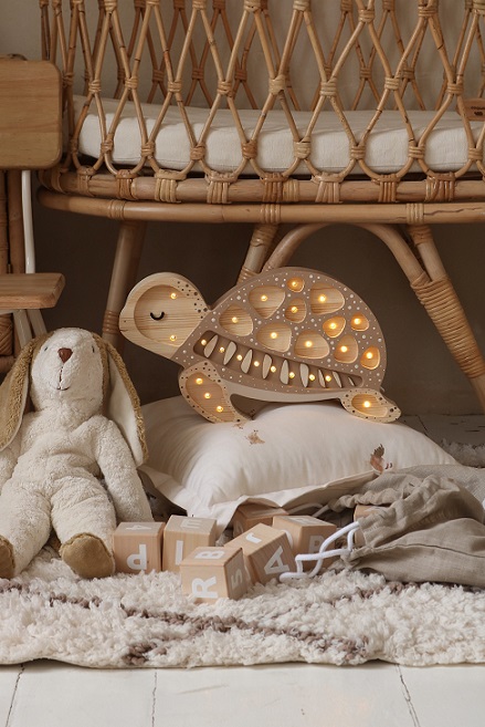 Little Lights, Nattlampe til barnerommet, Skilpadde Sand - Bilde 9