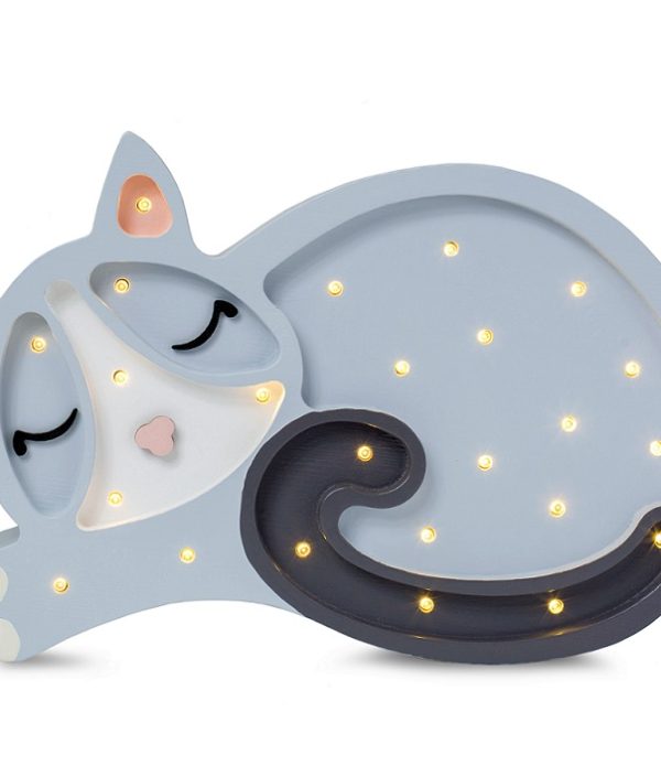 Little Lights, Nattlampe til barnerommet, Katt grå