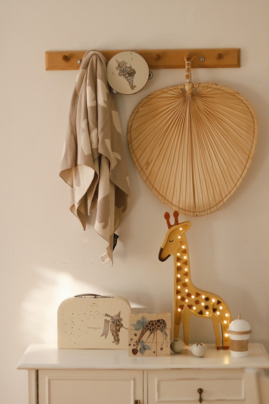 Little Lights, Nattlampe til barnerommet, Sjiraff gul - Bilde 4