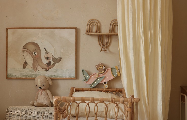 Little Lights, Nattlampe til barnerommet, Vintage fly Candy - Bilde 5